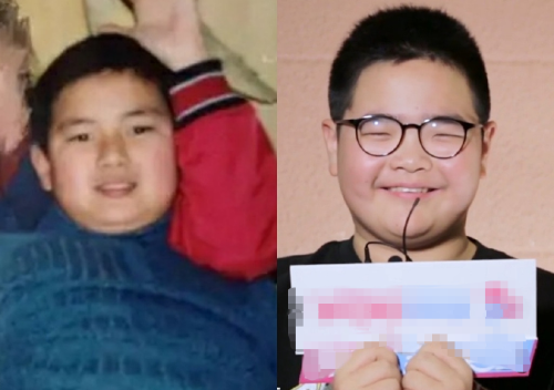 谢飞机罕见晒近照表情包男孩长大了