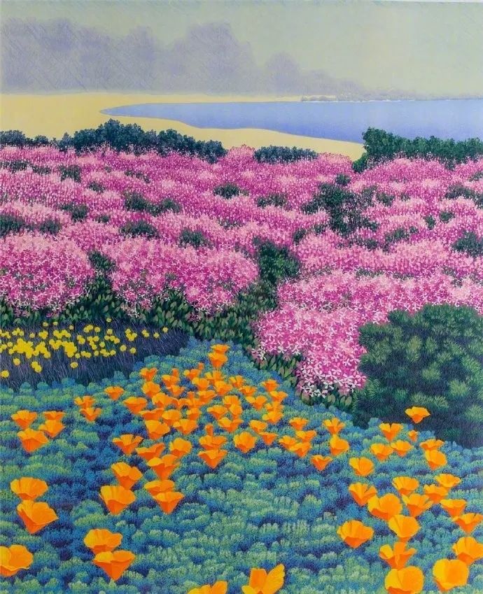 画家Gordon笔下的风光绘画作品！像我期待的春天！|绘画作品|画家_新浪新闻