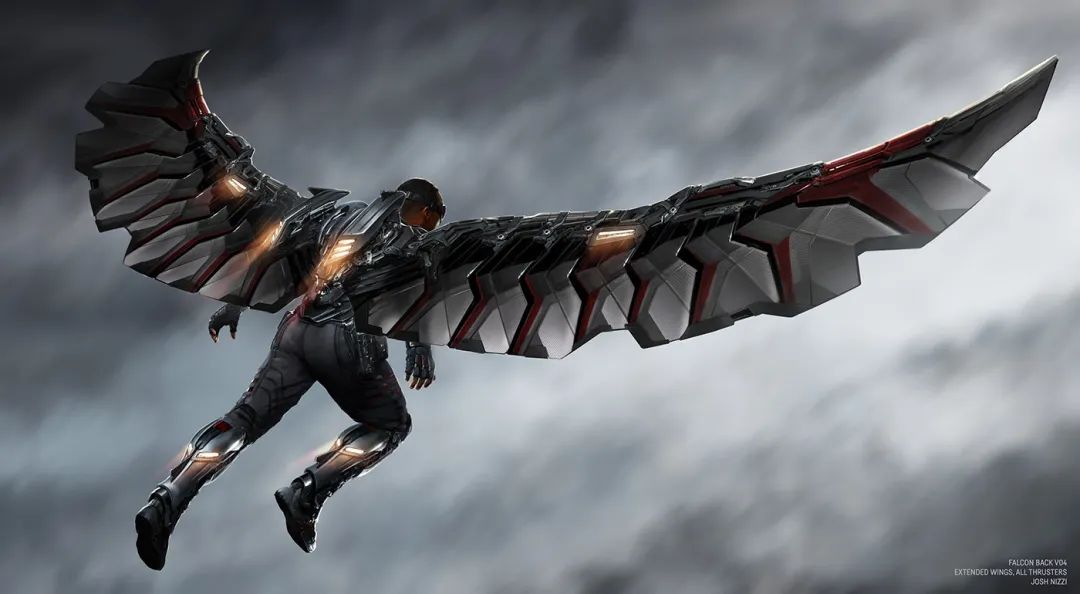 《复联3》曝冬兵,猎鹰原始设计图