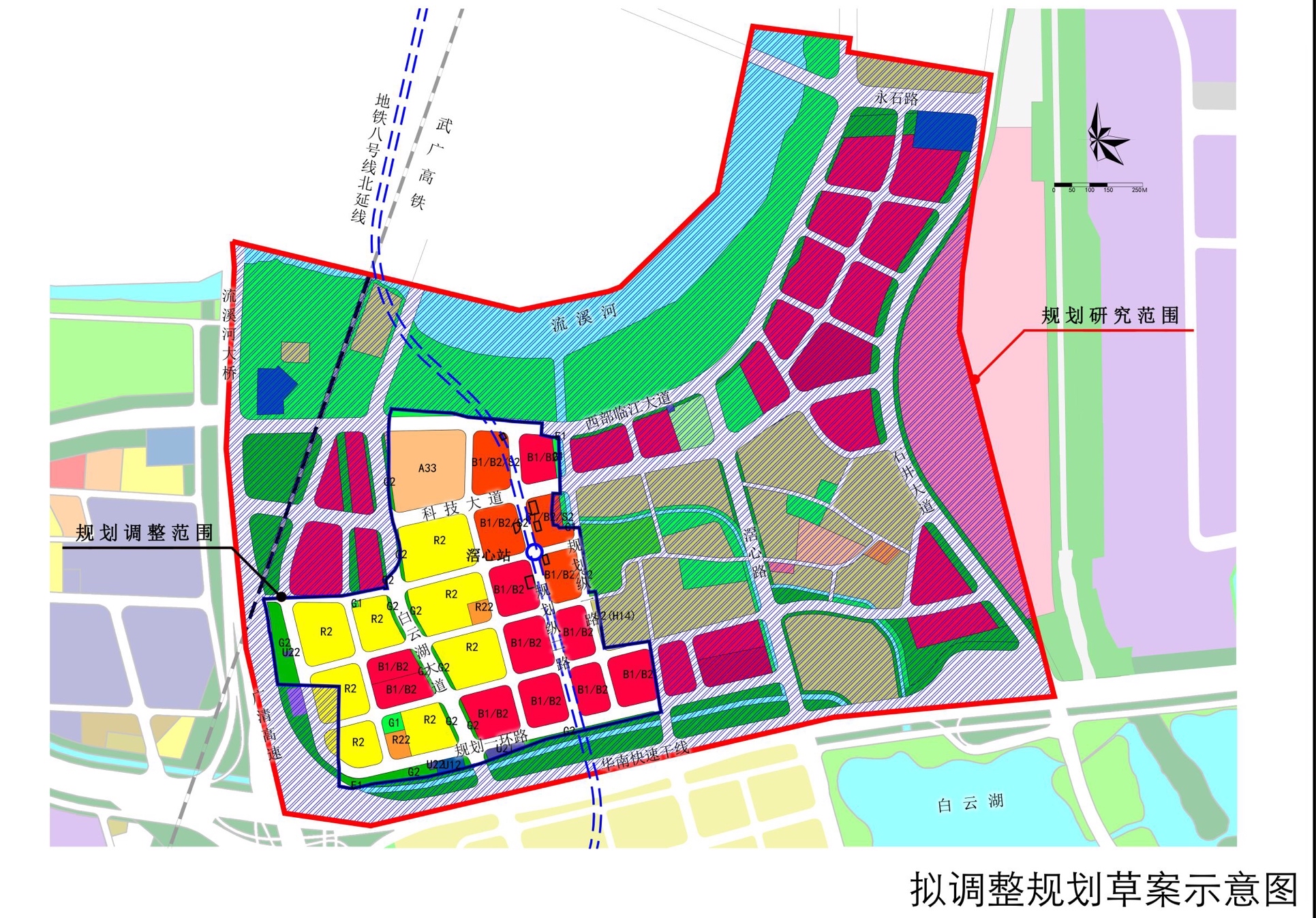 白云湖数字科技城控规调整,物流园区拟变身商住用地
