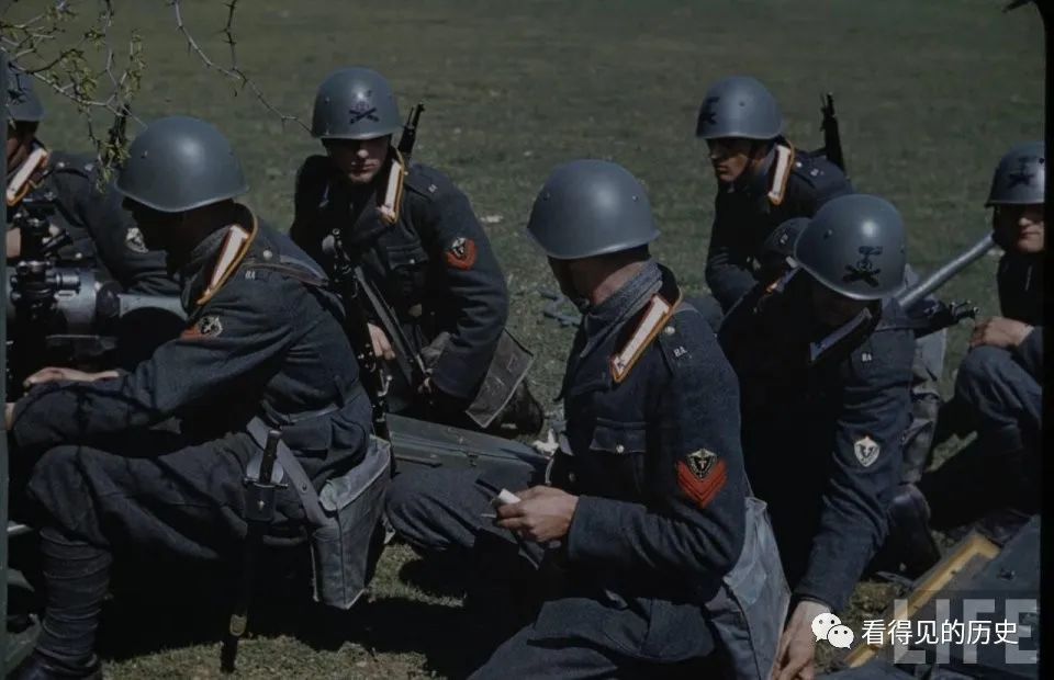 老照片  二战时的意大利军队 那个传说中的意呆利