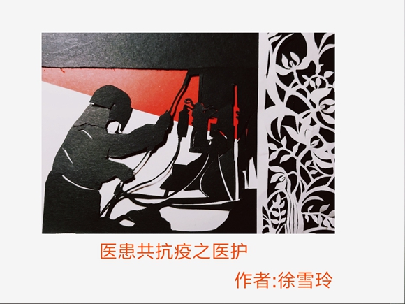 大渡口非遗传承人用剪影和剪纸助力抗疫