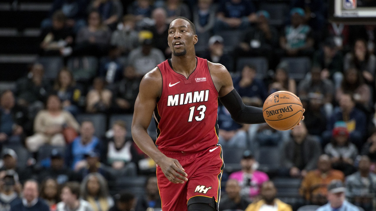 阿德巴约22分13板9助3断4帽 近35年来内线球员第5人|阿德巴约|热火