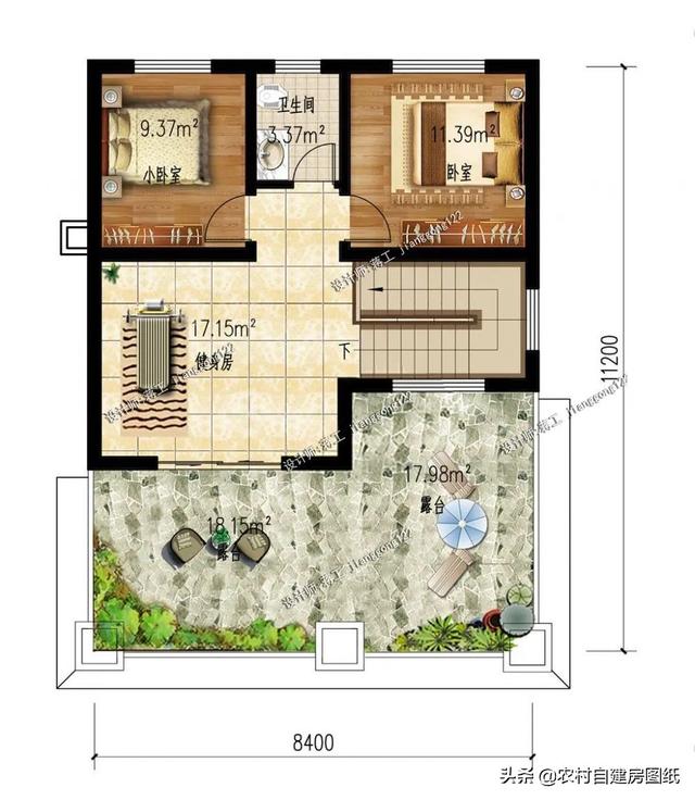 开间不超过10米,这5款三层别墅,建回农村超有面子
