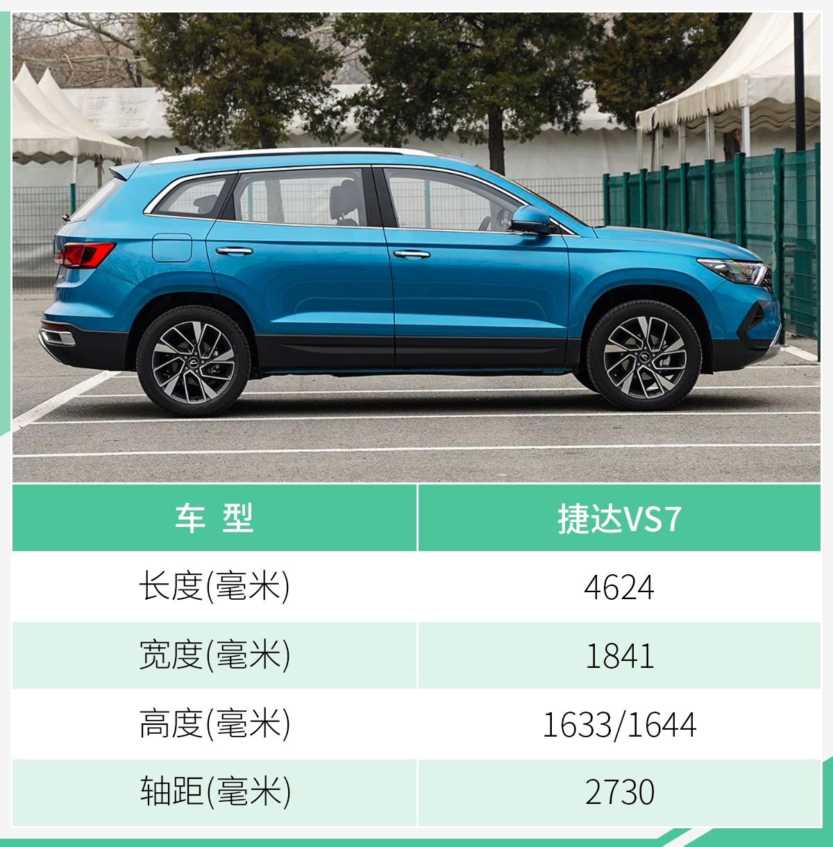 捷达vs7今日尝鲜上市 预售11.18万-14.28万