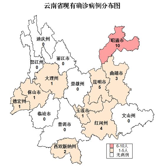 0新增云南现有确诊病例28例昆明仅剩5例云南仍有11个中风险县市区