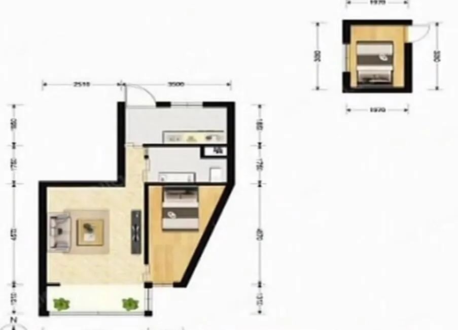 户型图误导五环大楼现实中在上海长宁区的这套跑道房剧中vs现实蹭的却