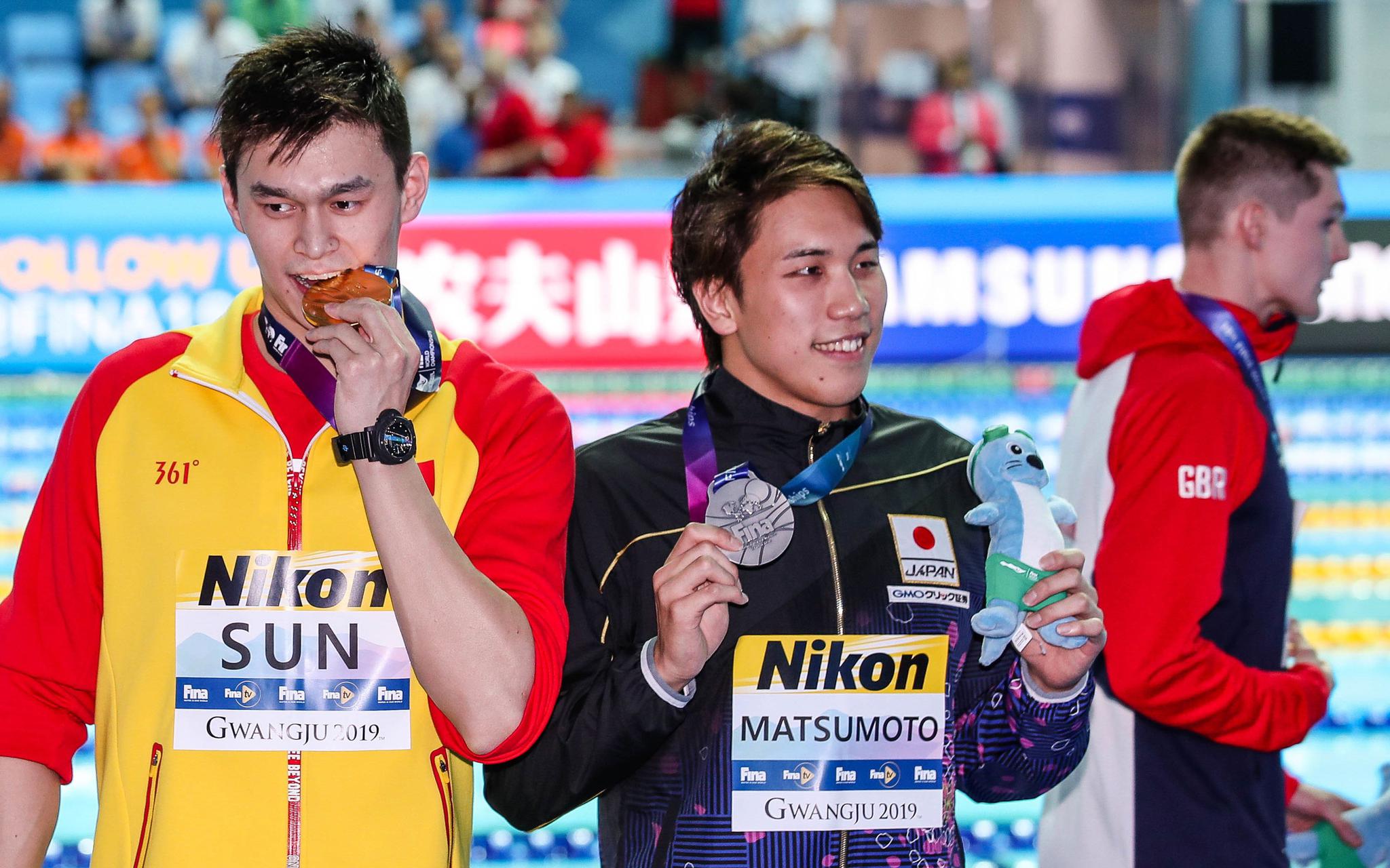 孙杨的活动生涯打上了问号。图/Osports