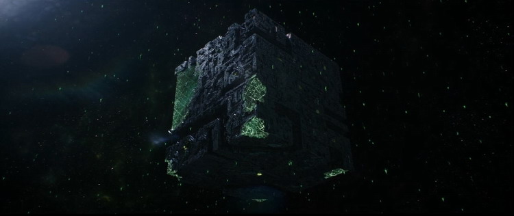 博格方块于是,借助电脑特效,观众在《星际迷航:皮卡德》里看到了令人