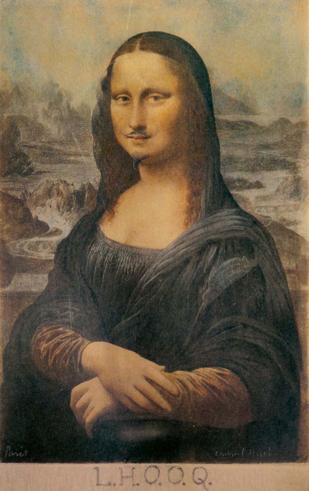 马塞尔·杜尚《l.h.o.o.q.