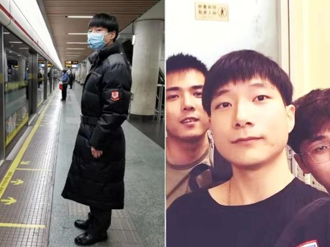 95后抗疫战士王磊工作照和生活照