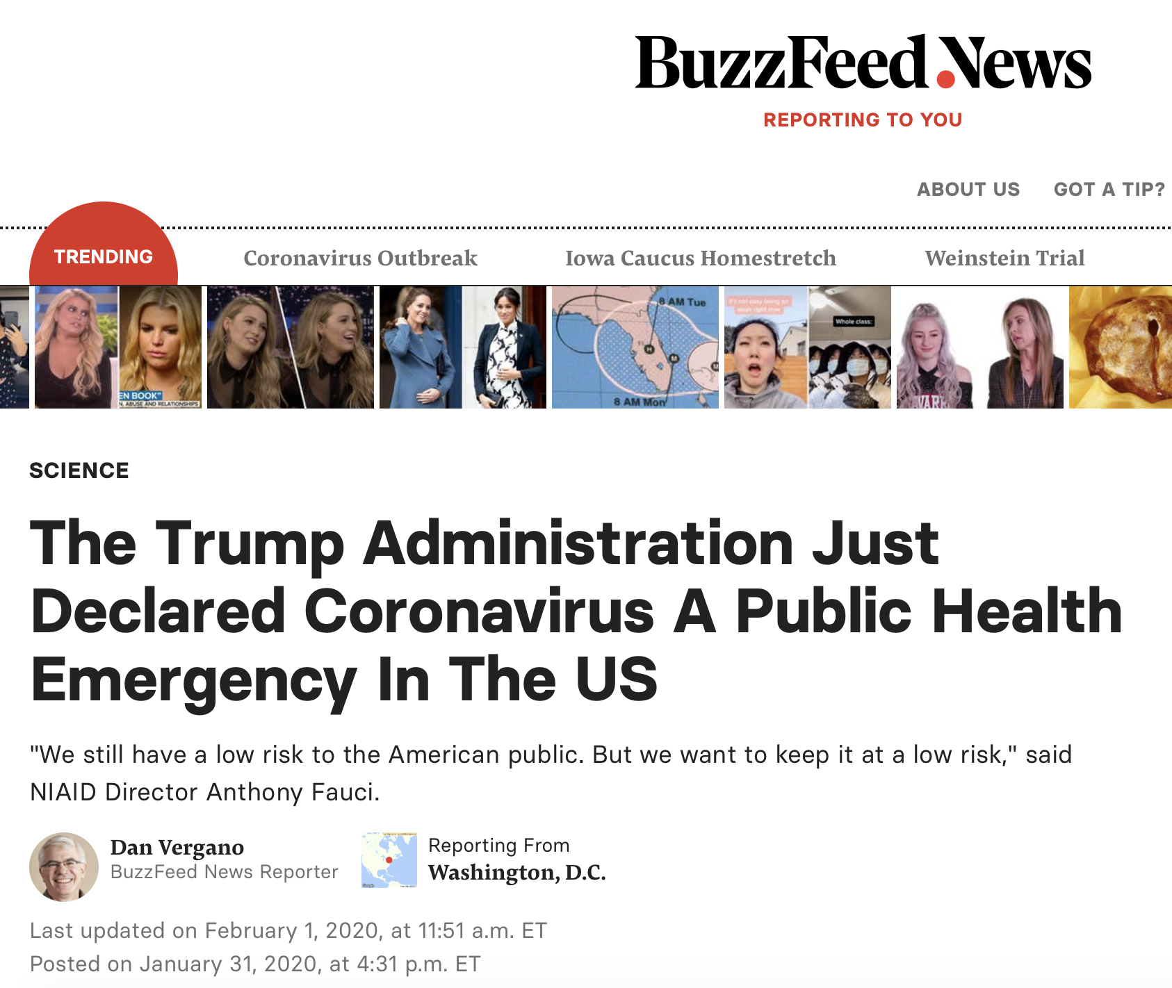 △美國(guó)Buzzfeed網(wǎng)站報(bào)道截圖