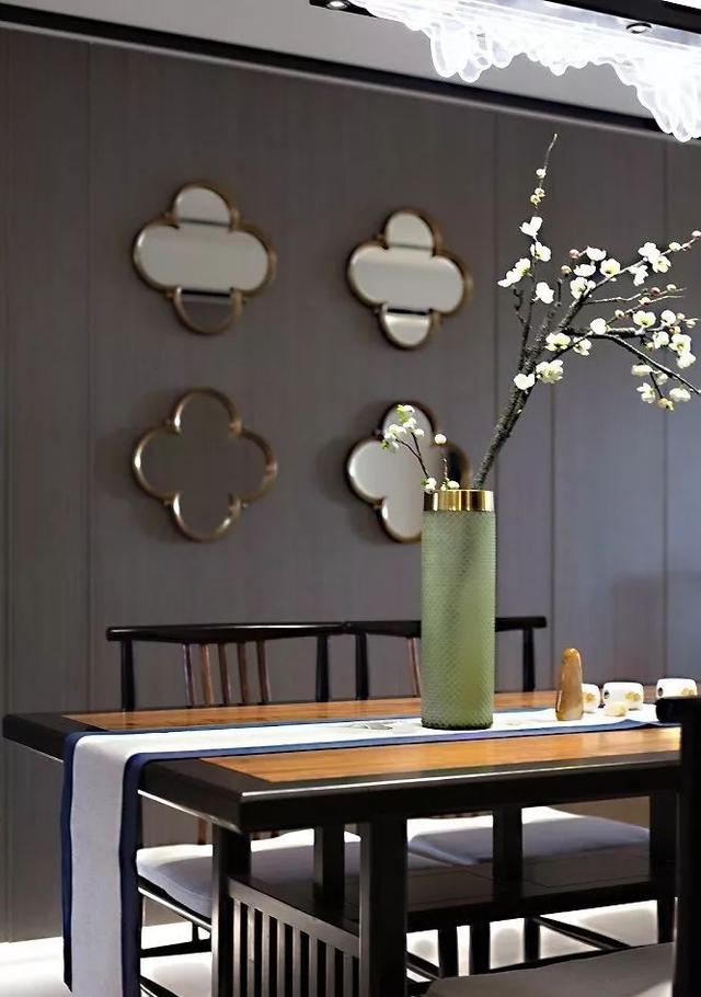 140㎡典雅新中式风格装修,当代东方美学的完美演绎