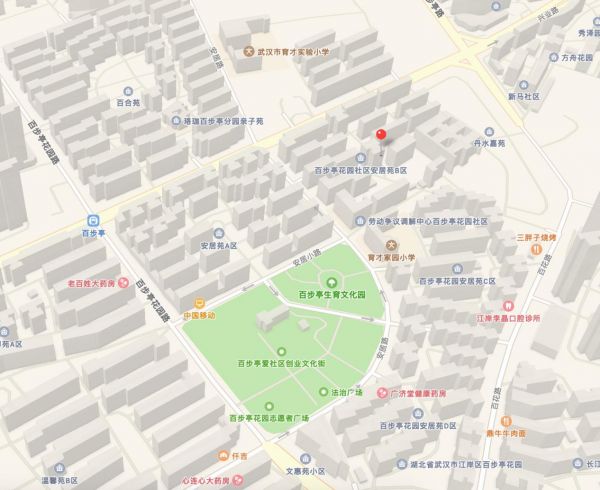 百步亭辖区内共有9个小区