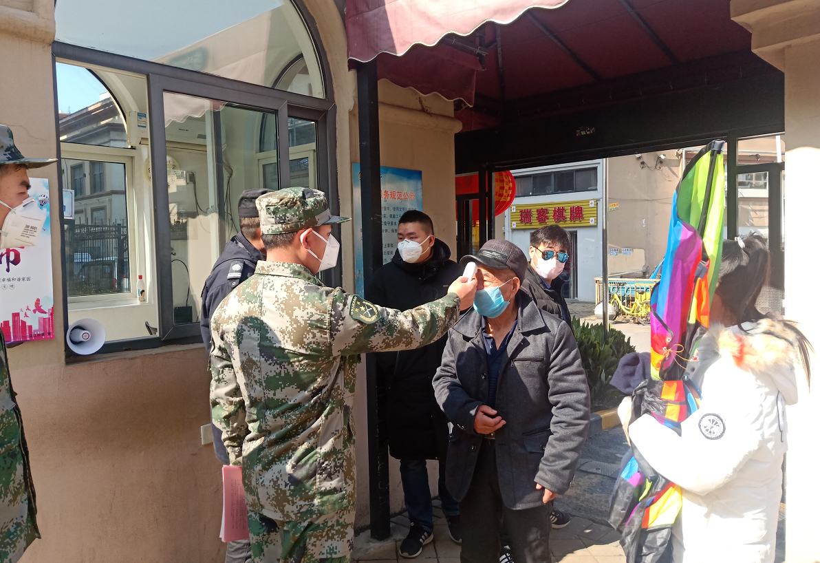 南京市浦口区民兵奋战防控阻击疫情第一线