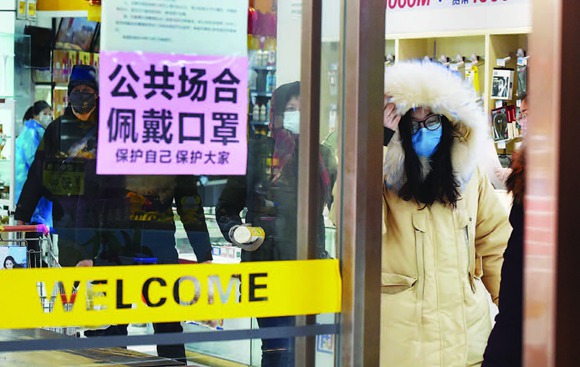 淮安金湖大多市民防护意识增强 主动戴口罩出行