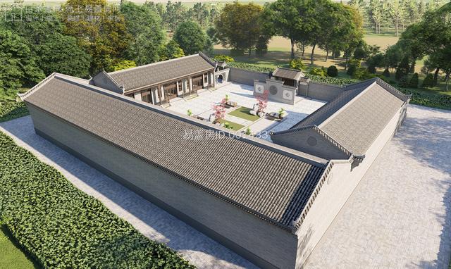 易盖房四川广元超大面宽进深的传统中式三合院布局靠谱吗