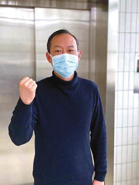 蔡文辉:撤离病区前递交入党申请书