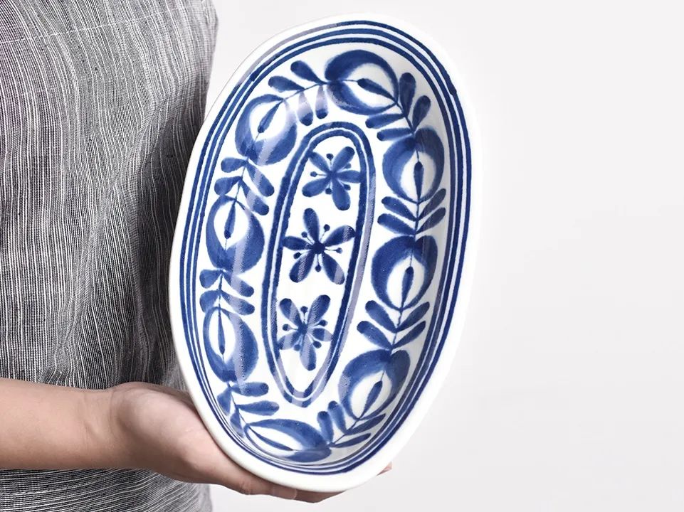 日本食器之美 白底蓝花 古朴素雅 波佐 新浪新闻