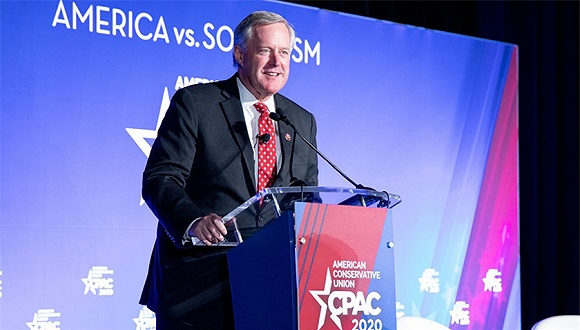 Meadows attends the conservative political action conference on Feb. 28