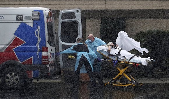 The elderly from the Life Care Center Kirkland was taken to a local hospital
