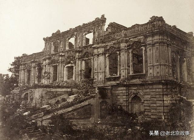 1870年北京圆明园建筑