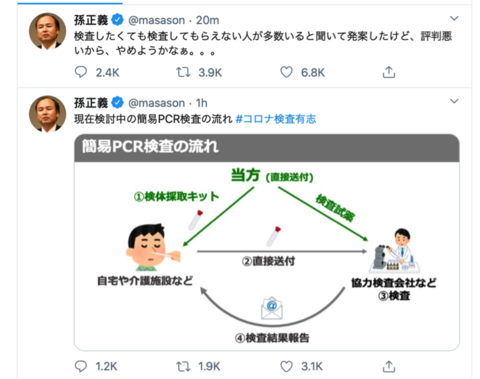 时隔三年 孙正义因新冠肺炎疫情再发twitter 表示担忧并将 采取行动 手机新浪网