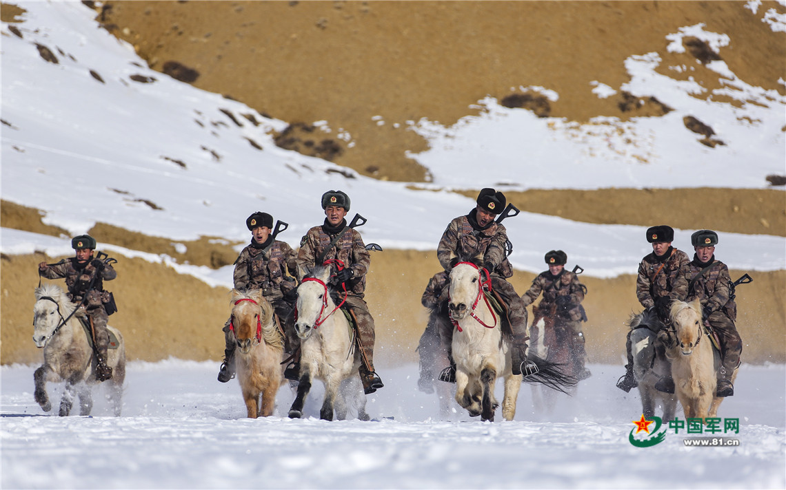 25℃,海拔4600米,军马训练正当时|边防团|官兵_新浪军事_新浪网