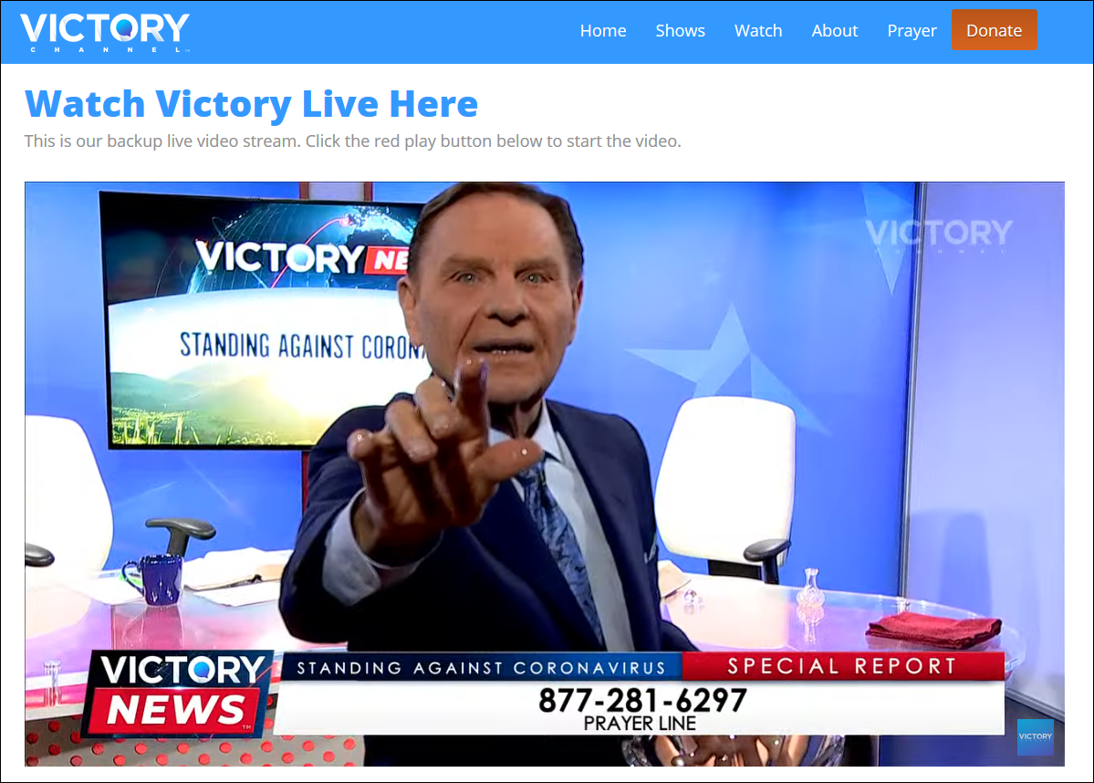 一通哈利路亚美国牧师电视屏幕前治愈患者