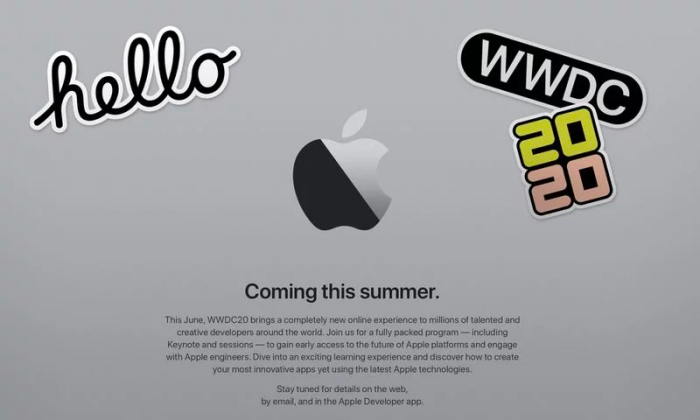 33年来首次 苹果官宣 WWDC 2020 将线上举办