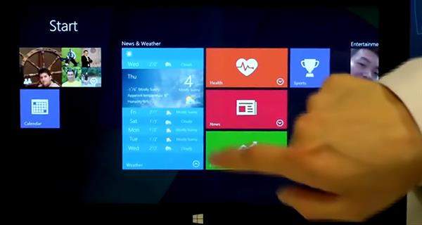 win9版磁贴时间:2014年随着微软正式开启win10计划,磁贴的改造也进入