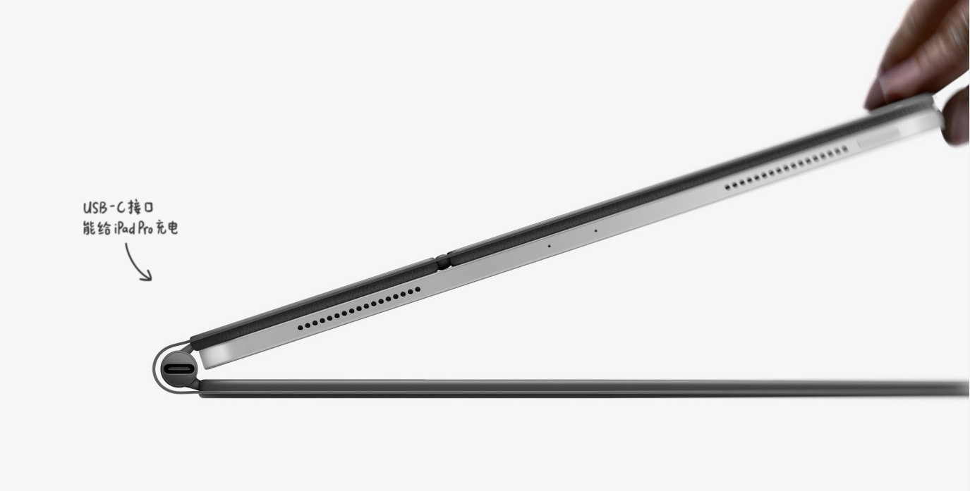 妙控键盘的usb C只能用于充电 Ipad Pro支持30w快充仅配18w头 手机新浪网