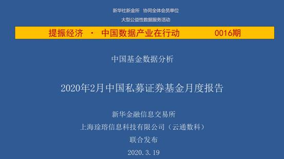 “云通数科：中国基金数据分析——2020年2月中国私募证券基金月度报告