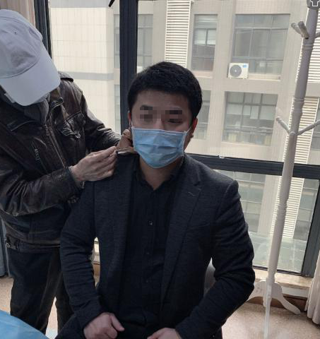 曾接受李跃华注射的市民。图片来源:受访者提供