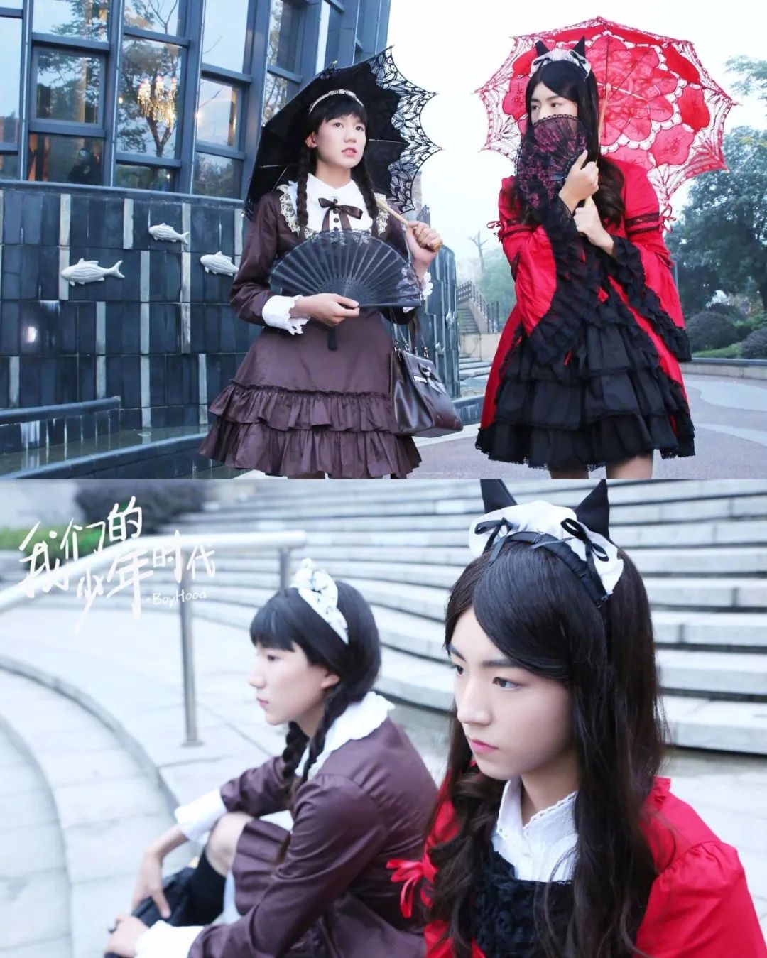 首先出场的是帅气,阳光大男孩tfboys,在电视剧《我们的少年时代》中