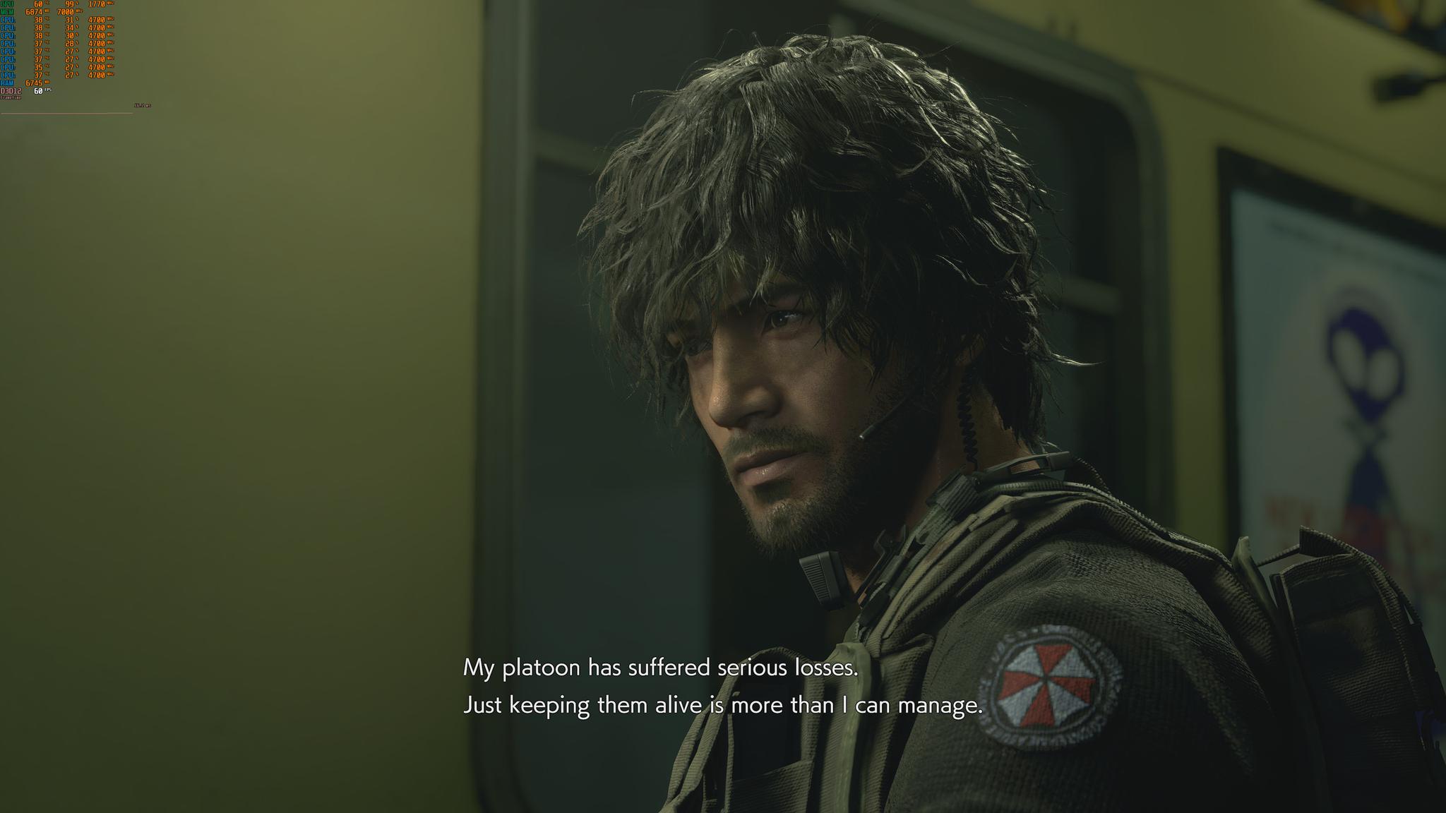 生化危机3重制版4k高清截图吉儿美貌干练