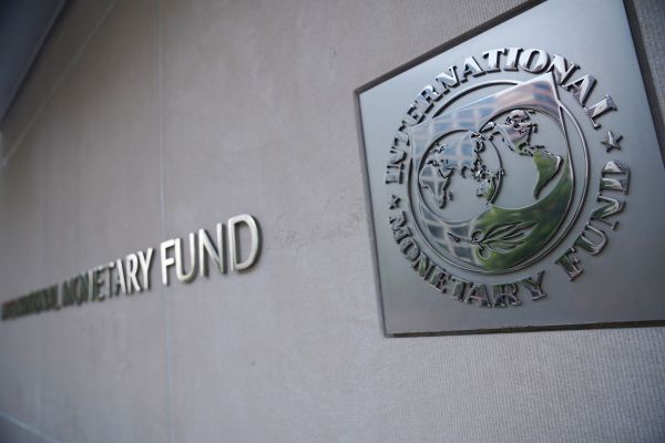 资料图：国际货币基金组织（IMF）总部。（新华社）