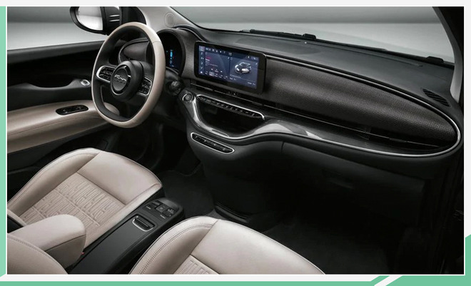 全新菲亚特500e官图发布 科技感爆棚的小豆丁