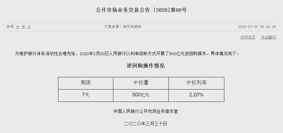 重磅！央行宣布又“降息”一次20个基点 释放啥信号？