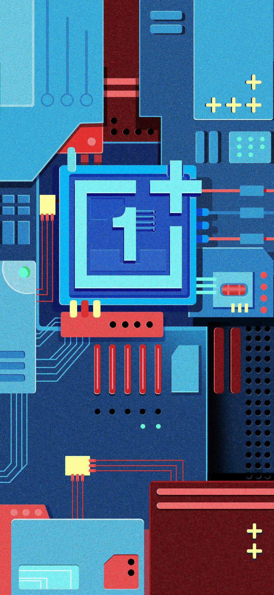 一加放出换装全新logo的手机壁纸免费下载