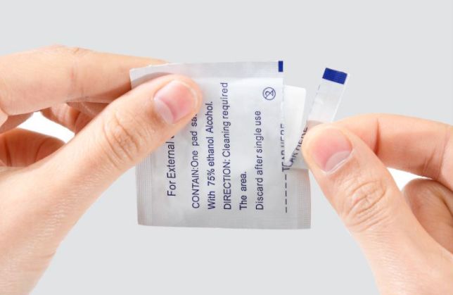 消毒超方便的酒精棉片,建议随身携带!