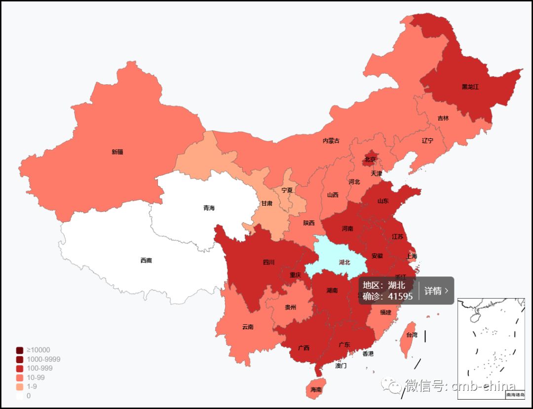 用浅灰色表示的是原始世界地图,白线为国境线;深灰色分别表示的是四个