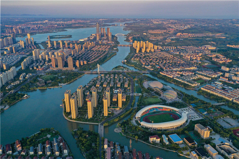 在家看天下·每日一景丨江苏宜兴:氿润江南宜城美