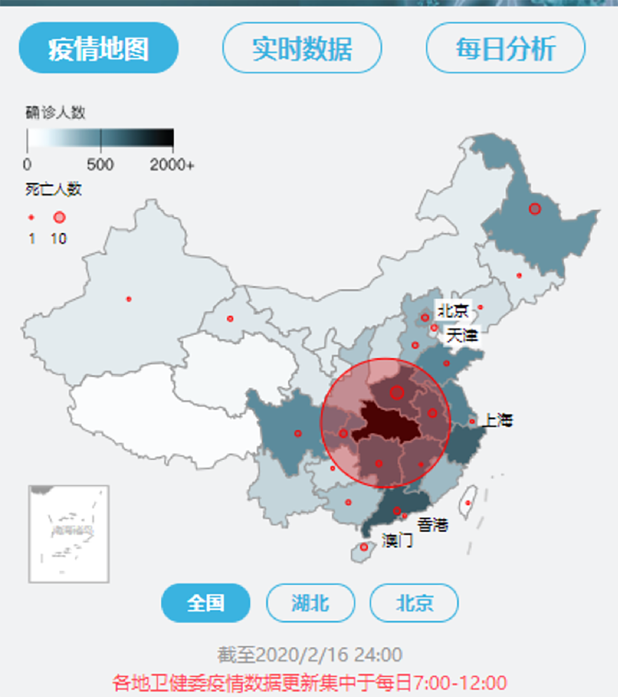 盘点数款疫情数据可视化工具硬核战疫