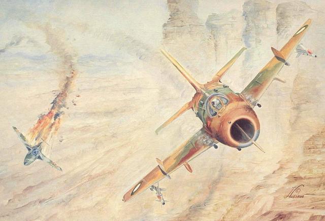 歼6不畏强敌,求追猛打苏军战机,发射美制导弹打偏