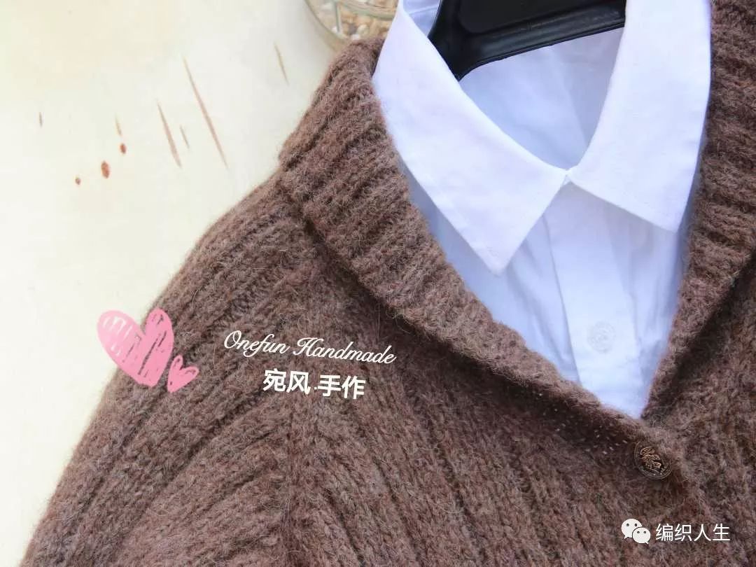未远:复古英伦风帅气男童棒针青果领开衫(详细编织说明)