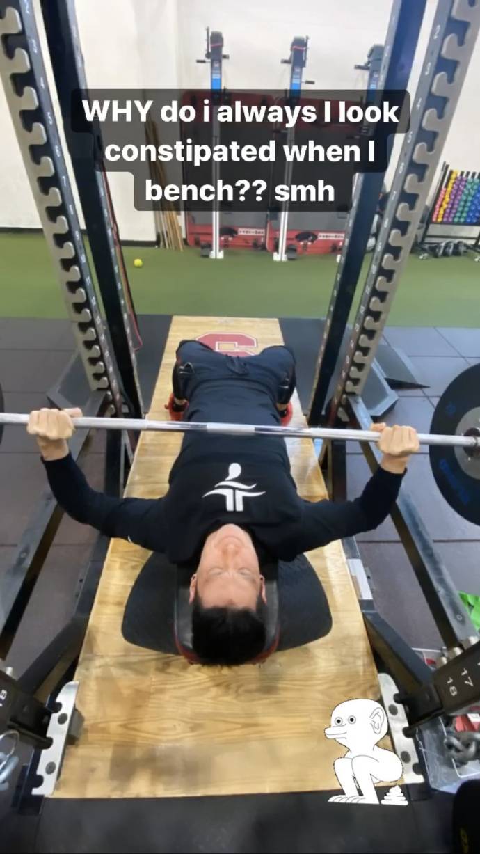 林书豪晒健身照:为什么我总是张便秘脸