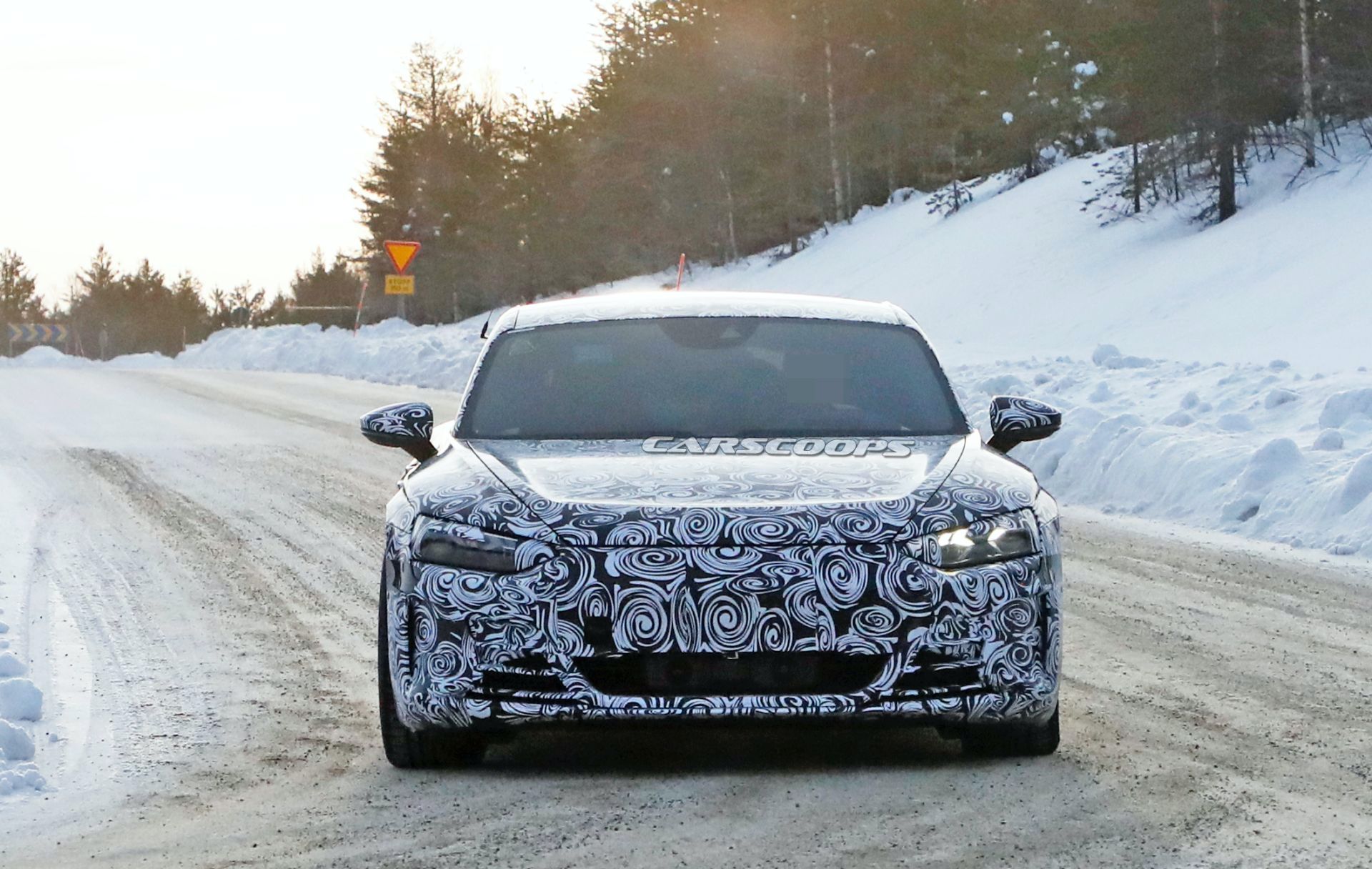 延续概念车的设计 奥迪全新E-tron GT谍照曝光