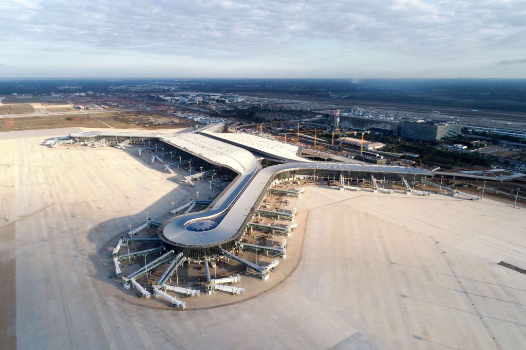 美兰国际机场二期项目航拍图  来源：美兰国际机场 刘洋#####filter8##### 摄