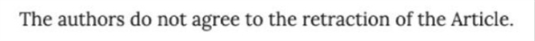 涉事作者并不同意撤稿，图片来源：Scientific Reports
